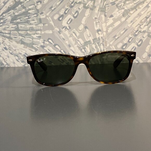 Ray-Ban Original Wayfarer Classics. Polarized.  Polished Tortoise. - Picture 9 of 12